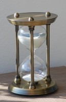 15-Minuten-Sanduhr Messing Sonderanfertigung