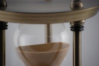 Tolle Messing Sanduhr 20 Minuten brauner Sand